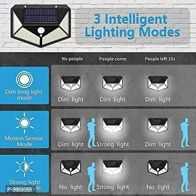 Motion Sensor Solar Waterproof Wall Light Solar Powered Light with 3 Modes (ABS,1 Pack)-thumb4