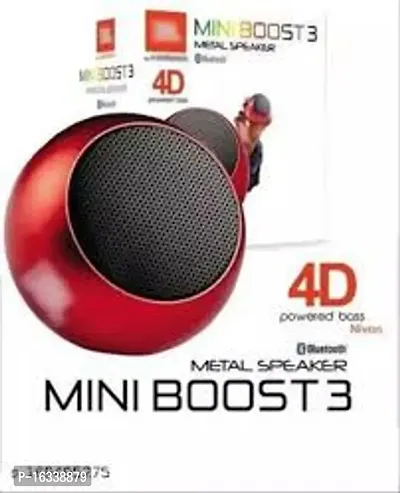 4D Ultra Mini Boost Bluetooth Speaker with High Bass 4 Hours Battery Backup for Android