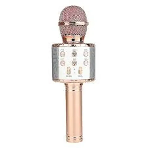 ALL NEW Advance Handheld Wireless Singing Mike Multi-Function Bluetooth Karaoke Mic with Microphone Speaker