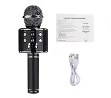 ALL NEW Advance Handheld Wireless Singing Mike Multi-Function Bluetooth Karaoke Mic with Microphone Speaker-thumb1