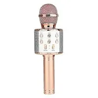 Wireless Microphone HiFi Speaker Bluetooth mic with Speaker Mike Portable Handheld mic with Bluetooth Speaker for Speech, Singing Kids Wireless Microphone with Bluetooth Speaker-thumb2