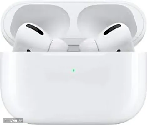 WHITE AIRPODS PRO AUTO CONNECT airpod Pro with Wireless Charging Case | Active Noise Cancellation | Wireless Mobile Bluetooth |18 Hours Battery Backup | Compatible with Android  iOS Bluetooth-thumb0