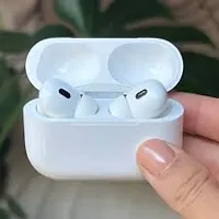 WHITE AIRPODS PRO AUTO CONNECT airpod Pro with Wireless Charging Case | Active Noise Cancellation | Wireless Mobile Bluetooth |18 Hours Battery Backup | Compatible with Android  iOS Bluetooth-thumb1