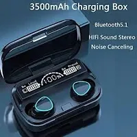 M10 TWS Wireless In Ear Earbuds with 2000mAh Charging Power Bank  LED Display 3D Touch Bluetooth Headset-thumb1