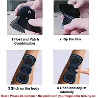 Mini Neck Massager Lymphatic Drainage Massage Pad Microcurrent Cervical Spine Massager for Pain Relief Portable Massager #6-thumb1