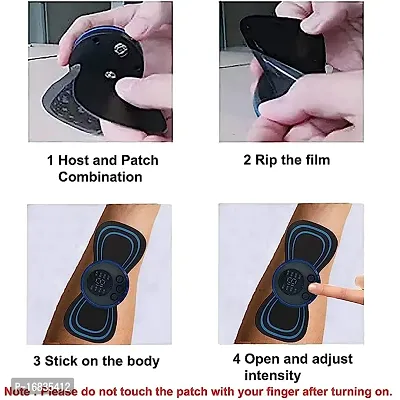 Mini Neck Massager Lymphatic Drainage Massage Pad Microcurrent Cervical Spine Massager for Pain Relief Portable Massager #6-thumb2