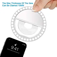 Selfie Ring Light, Rechargeable Portable Clip-On Selfie Fill Light With 36 Led For Smart Phone Photography, Camera Video, Girl Makes Up (White-B, 36Led) #6-thumb3