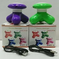 Mini Corded Electric Powerful Full Body Massager Multicolour (pack of 1)-thumb3