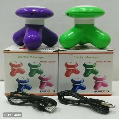 Mini Corded Electric Powerful Full Body Massager Multicolour (pack of 1)-thumb4