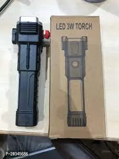 TORCH 3W WITH HAMMER PACK OF 1-thumb4