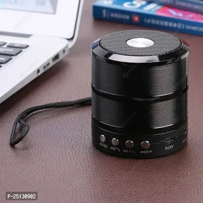 Mini Bluetooth Speaker WS 887 with FM Radio, USB Pen Drive Slot and Memory Card Slot, AUX__2-thumb0