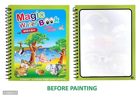Magic Quick Dry Water Drawing Book For Kids Pack Of 1 Assorted-thumb2