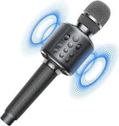 New (karaoke Mic with Speaker) Rechargeable Fm Radio Voice Changer Microphone - Assorted Color