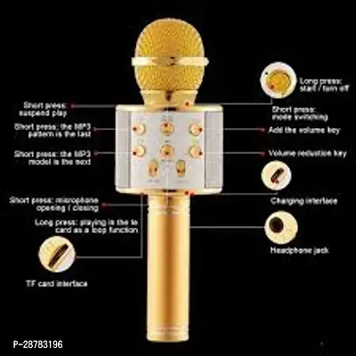 New (karaoke Mic with Speaker) Rechargeable Fm Radio Voice Changer Microphone - Assorted Color-thumb3