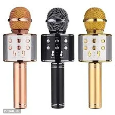 New (karaoke Mic with Speaker) Rechargeable Fm Radio Voice Changer Microphone - Assorted Color-thumb2
