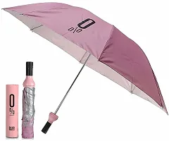 Stylish Umbrella Folding Plastic Wine Bottle Deco Umbrella Multicolor#(pack of 1)-thumb1