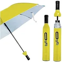 Wine Bottle Shape Mini Compact Foldable Umbrella with Plastic Case#(pack of 1)-thumb3