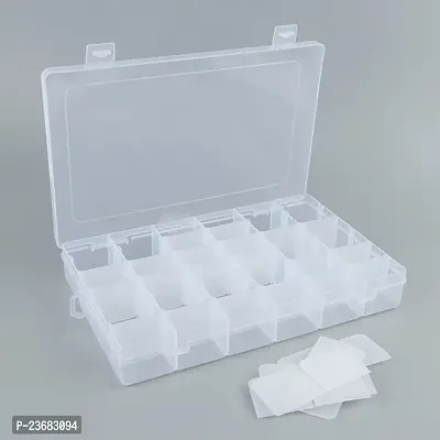 36 Grids Clear Plastic Storage Box with Adjustable Dividers Organizer Pills Drugs Earrings Bead Jewelry Small Storage Box Case-thumb4