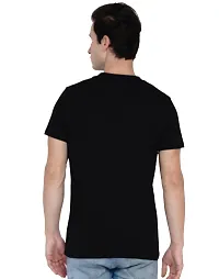 Black Pure Cotton Solid T-shirt-thumb1