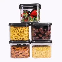 JAYDIP'S Kitchen Unbreakable  Air Tight Square plastic Containers Set for Kitchen Storage,  Storage /Container Sets, Plastic Container 500 ML (PACK - 4)-thumb4