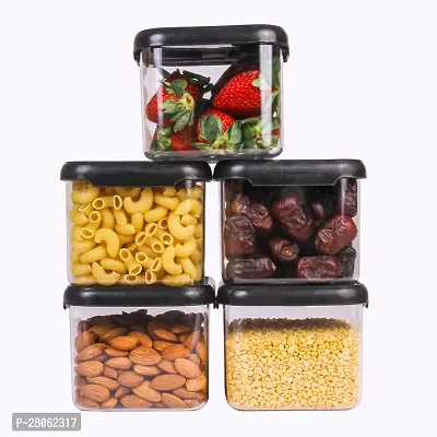 JAYDIP'S Kitchen Unbreakable  Air Tight Square plastic Containers Set for Kitchen Storage,  Storage /Container Sets, Plastic Container 500 ML (PACK - 4)-thumb5