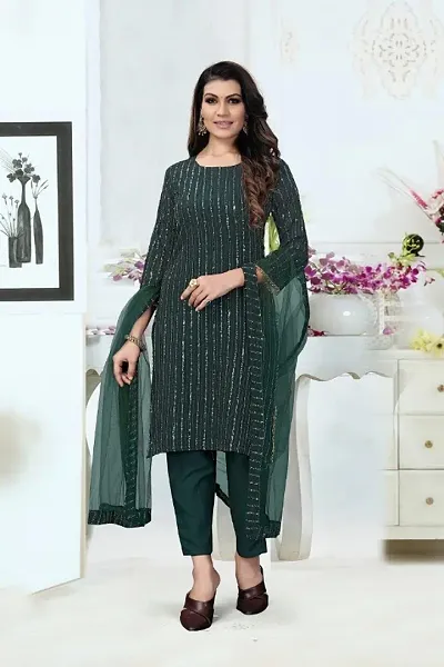 Fancy Georgette Kurta Set