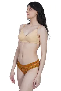 Stylish Multicoloured Cotton Blend Solid Bras For Women-thumb2