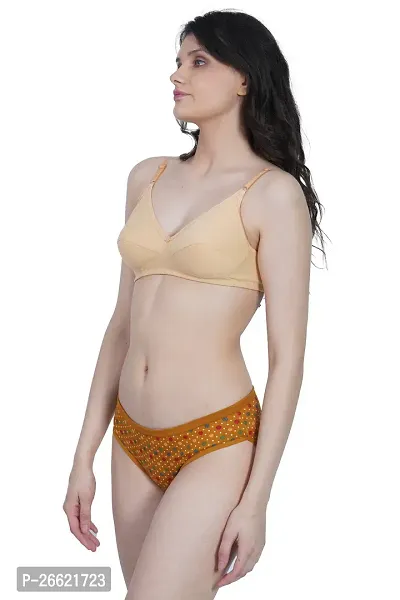 Stylish Multicoloured Cotton Blend Solid Bras For Women-thumb3