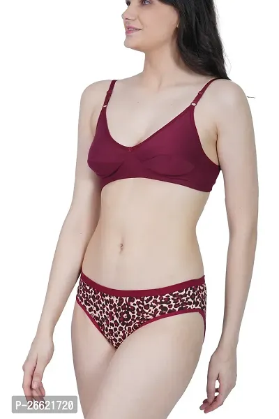 Stylish Multicoloured Cotton Blend Solid Bras For Women-thumb3