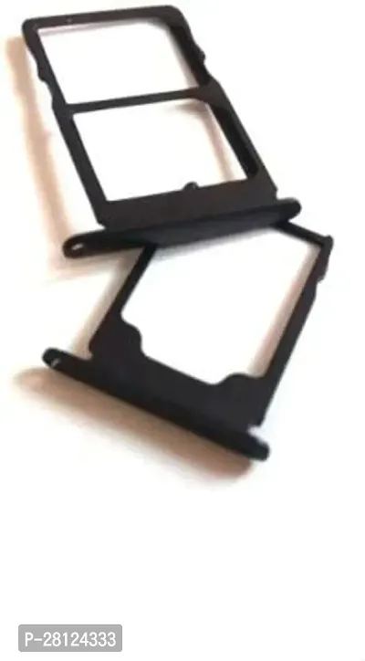 Sim card tray Holder Compatible with Nokia 3.1 Black-thumb0