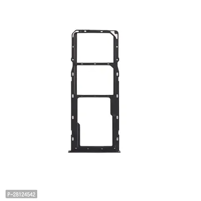Sim card tray Holder Compatible with Realme 6 Black-thumb0