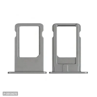 Sim card tray Holder Compatible with iphone 6 Silver-thumb0