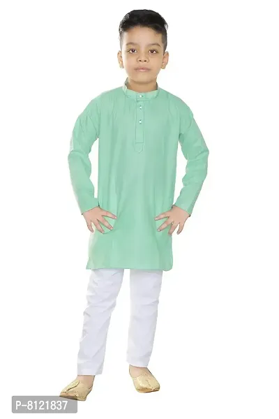 Fashion Garment Kids Ethnics Wear Kurta Pajama Set | Ethnics & Festive Colours-thumb0