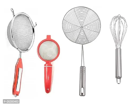 5 No Soup-Plastic Tea Strainer-Jhara-Egg Beater Stainless Steel Strainers And Sieves-thumb0