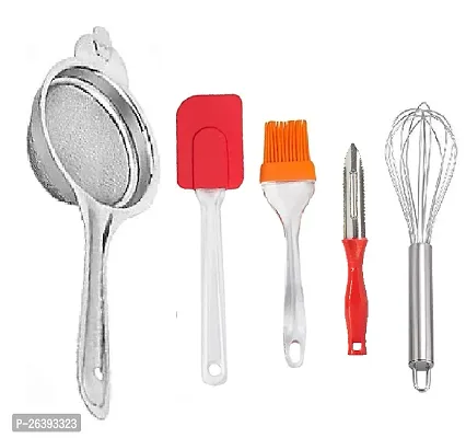 Tea-B Spatula Set-Peeler-Egg Beater Stainless Steel Strainers And Sieves-thumb0