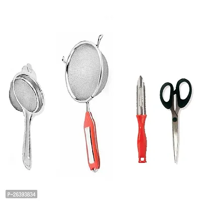 Tea-4 No Soup-Peeler-Mini Scissors Stainless Steel Strainers And Sieves