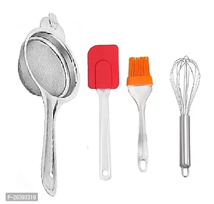 Tea-B Spatula Set-Egg Beater Stainless Steel Strainers And Sieves-thumb0