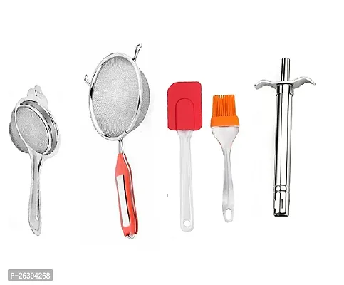 Tea-4 No Soup-B Spatula Set-Gas Lighter Stainless Steel Strainers And Sieves-thumb0