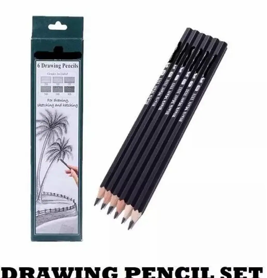 SKYGOLD FC 6PCS DRAWING PENCIL SET (BLACK)