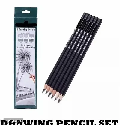 Skygold Fc 6Pcs Drawing Pencil Set (Black)-thumb0