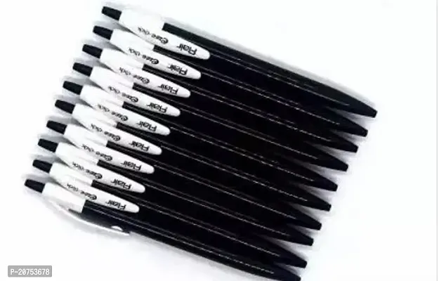 Skygold Flair Ezee Click Ball Pen Pack Of 10 (Black)