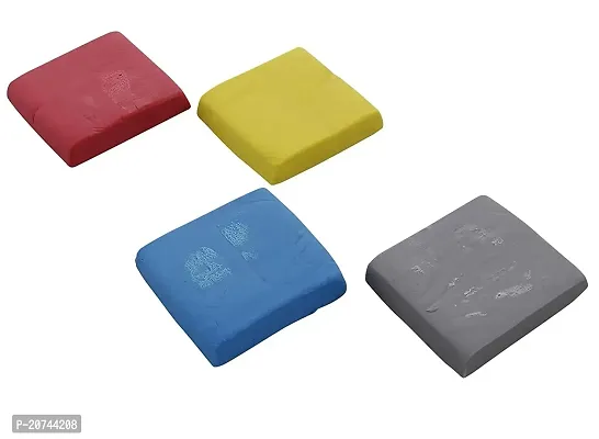 SKYGOLD HAOJIE KNEADABLE ERASER COLORED PACK OF 4 (MULTICOLOR)-thumb0
