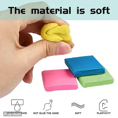 SKYGOLD HAOJIE KNEADABLE ERASER COLORED PACK OF 4 (MULTICOLOR)-thumb3