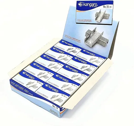 KANGARO NO-10 STAPLE PIN PACK OF 20 BOXES FOR HOME  OFFICE USE