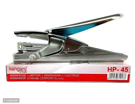 KANGARO HP45 STAPLER PACK OF 1 FOR HOME  OFFICE USE (NICKLE PLATED)-thumb0