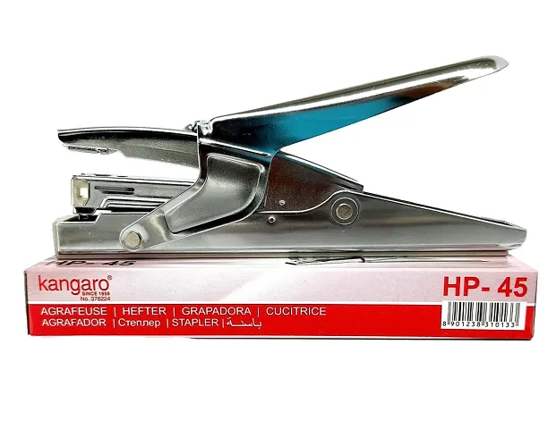 KANGARO HP45 STAPLER PACK OF 1 FOR HOME  OFFICE USE (NICKLE PLATED)