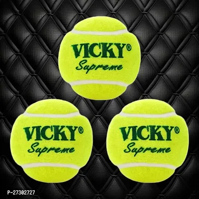 VICKY TENNIS BALL PACK OF 3 (GREEN)-thumb0