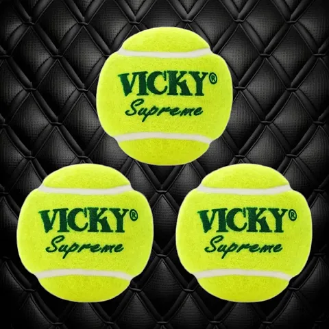 VICKY TENNIS BALL PACK OF 3 (GREEN)