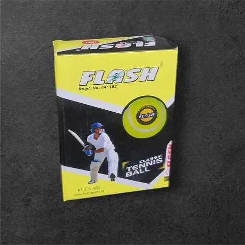FLASH TENNIS BALL PACK OF 6 FOR CRICKET(RED)