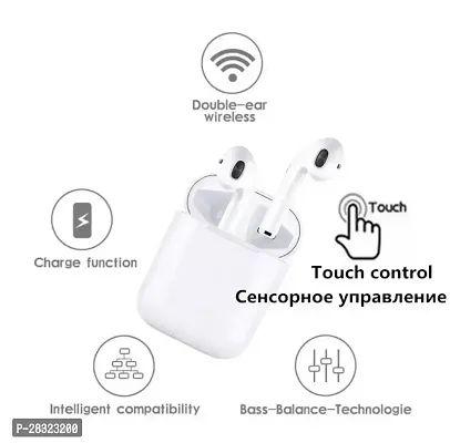 Classic White Earbuds With Microphone-thumb5
